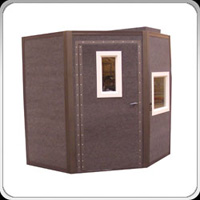diamond shaped vocal booth