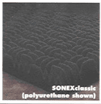 sonex classic colortech melamine acoustic foam